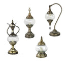 Axyaa Handmade Turkish Table Lamp Plain Light LED Night Lamp for Bedroom