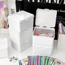 Axyaa Small Card Flip Box Organizer for Hairpins & Accessories