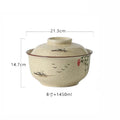 Axyaa Ceramic Soup & Ramen Bowl Set - Restaurant Tableware