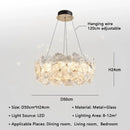 Axyaa Glass Flowers Pendant Lights - LED Chandeliers for Dining & Kitchen Tables