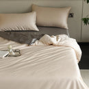 Axyaa Silk Bedding Set: Duvet Cover, Quilt Cover & Pillowcase, 100% Natural Silk