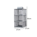 Axyaa Hanging Storage Shelves Clothes Organizer Drawer Closet Box