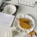 Axya Beige Ceramic Tableware Set, Dessert Tray, Rice Bowl, Fish Plate, Kitchen Set