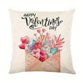 Envelope Love Pattern Pillowcase for Romantic Home Decor by Axyaa