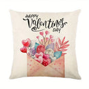 Envelope Love Pattern Pillowcase for Romantic Home Decor by Axyaa