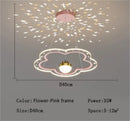 Axyaa LED Starry Chandelier for Children's Room Pendant Lamp Nursery Bedroom Lighting