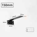 Axyaa Heavy Duty Cast Iron Floating Shelf Brackets 4MM - Kitchen Bathroom Organizers