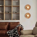 Axyaa White Glass Wall Lamp for Parlor Aisle Bedroom Hotel Shop Lighting