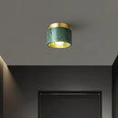 Axyaa Green & White Marble Ceiling Downlight - Luxe Living Room & Bedroom Décor