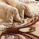 Axyaa Winter Raschel Blanket: High-End Warmth, Double-Sided Flocked Comforter