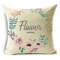 Axyaa Pink Heart Pattern Cushion Cover - 40cm/45cm & 50cm Sizes