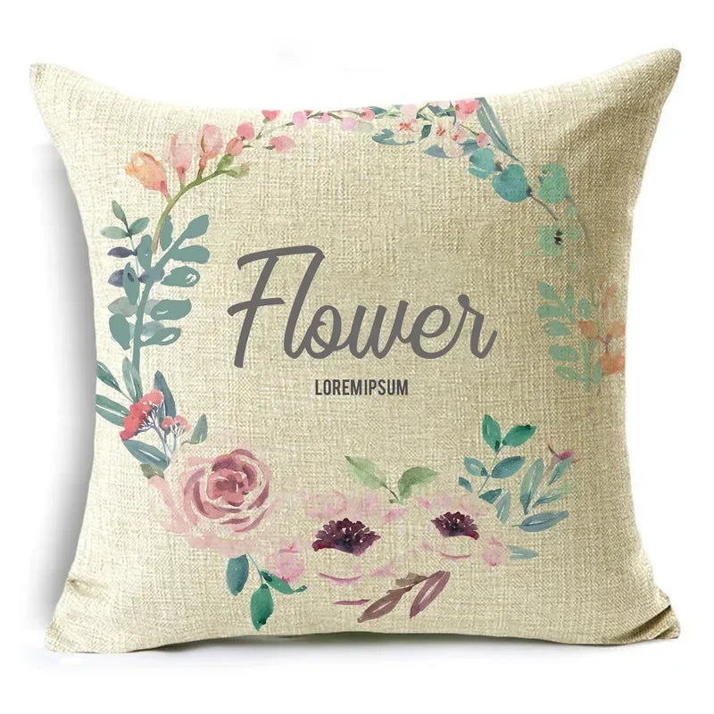 Axyaa Pink Heart Pattern Cushion Cover - 40cm/45cm & 50cm Sizes
