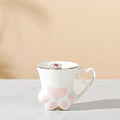 Axyaa Ceramic Cat Scratch Paw Cup - 300ml High Appearance Level Teacup Pair