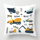 Axyaa White Plush Cushion Cover for Sofa Bedroom Living Room Decor