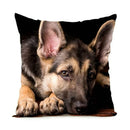 Axyaa German Shepherd Dog Polyester Pillowcase for Home & Office Decorateurs