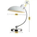 Axyaa Nordic Bauhaus Adjustable Table Lamp Luxe Study & Bedside Light