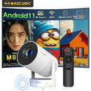 Axyaa Magcubic Electric Focus 4K Ultra Portable Projector 8000Lumens Android11 Speaker