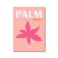 Mykonos Palm Miami Wall Art Poster Print by Axyaa - Boho Maximalist Style