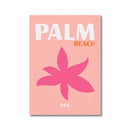 Mykonos Palm Miami Wall Art Poster Print by Axyaa - Boho Maximalist Style