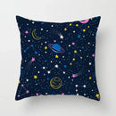 Axyaa Astronaut Theme Polyester Pillowcase Sofa Chair Cover 45x45cm