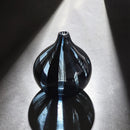 Axyaa Glass Vase: Black White Ink High End Big Belly Small Mouth Home Decor