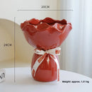 Axyaa Home Living Room Cerc Vase: Premium Feel, Stable Mood Light, Luxury Decor
