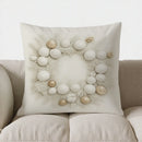 Axyaa White Christmas Tree Star Pillow Cover for Sofa Bedroom Car