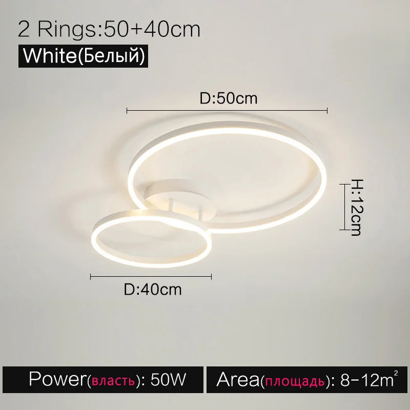 Axyaa Ceiling Lamps Set for Bedroom, Study Room, Modern and Atmospheric Lighting