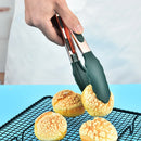 Axyaa Stainless Steel Barbecue Tongs for Home Kitchen Grilling Buffet Clips