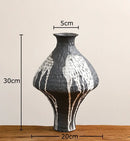 Ceramic Vase Artificial Flowers Pot Abstract Artwork Floral Vases Axyaa