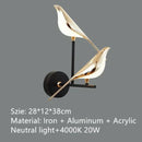 Axyaa Magpie Bird LED Wall Sconces for Home Indoor Decor