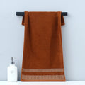 Axyaa Embroidered Cotton Towels Set - Hotel Quality Bath & Face Towels