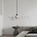 Axyaa Yellow Cave Stone Pendant Lights LED Chandeliers for Bedroom Living Room