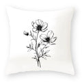 Axyaa Flower Print Sofa Pillow Cover for Decor, Car Seat, and Cute Decor Display