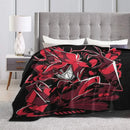 Axyaa Alastor Knitted Coral Fleece Plush Blanket