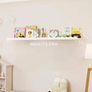 Axyaa Wavy Wooden Floating Shelf Wall Rack Storage Organizer for Bedroom Nursery