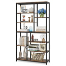 Axyaa 9-Tier Industrial Bookshelf with Open Shelves for Display and Storage