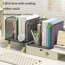 Axyaa Metal Desktop Bookshelf and Office Organization Rack for File and Document Storage