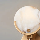 Axyaa Modern Gold Marble Copper Wall Lamp LED Light - Elegant Minimalist Design