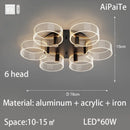 Scandinavian Luxury Chandelier by Axyaa for Living Room Decor