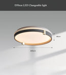 Axyaa LED Ceiling Light: Modern Champagne Gold Lamp for Living Room, Bedroom, Dining Room