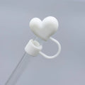 Axyaa Kawaii Hearts Straw Covers for Stanley Cup - 10mm Straw Cap Cute Toppers