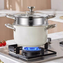 Axyaa 304 Stainless Steel Non-stick Soup Pot with Lid - Induction Cooker & Gas Stove Compatible