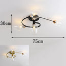 Axyaa Nordic Pendant Lamp for Dining Room, Indoor Ceiling Light Chandelier