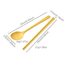 Axyaa Silicone Cutlery Set with Chopsticks and Spoons