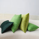 Axyaa Green Velvet Cushion Cover 18*18 Inch for Living Room Sofa Car Decoration
