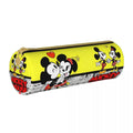 Axyaa Mickey Mouse Minnie Leather Pencil Case: Big Capacity Student School Gift