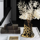 Axyaa Hollowed Out Vase Flower Pot Set - Aesthetic Artificial Floral Arrangement