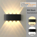 Axyaa LED Wall Sconces - Modern Indoor Outdoor Up Down Lights for Living Room & Bedroom