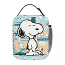Axyaa Cartoon Dog Lunch Bag: Thermal Insulated, Portable Food Container, Cooler Box